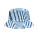 Metallic Blue Shiny Reflective Inside Out Bucket Hat View4