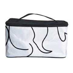Cats Line Art  Cosmetic Storage by Sobalvarro