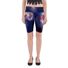 Galaxy Yoga Cropped Leggings by ExtraAwesomeSauce
