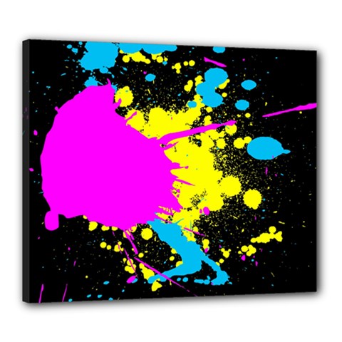 Splatter Splatter Canvas 24  X 20  (stretched) by ExtraAwesomeSauce