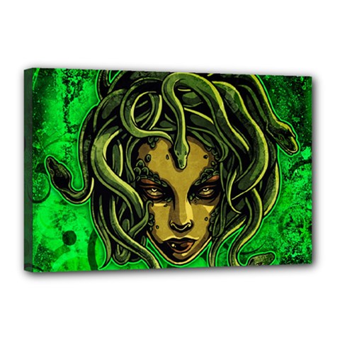 Medusa Canvas 18  X 12  (stretched) by ExtraAwesomeSauce