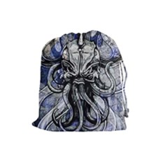 Kraken Drawstring Pouch (large) by ExtraAwesomeSauce