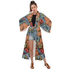Chinese Phoenix Maxi Kimono by ExtraAwesomeSauce