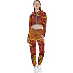Phoenix Rising Cropped Zip Up Lounge Set by ExtraAwesomeSauce