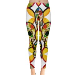 Sugar Skulls Leggings  by ExtraAwesomeSauce