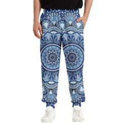 Mandela Flower Men s Elastic Waist Pants by ExtraAwesomeSauce