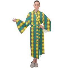 Native American Pattern Maxi Velour Kimono by ExtraAwesomeSauce