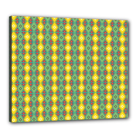 Native American Pattern Canvas 24  X 20  (stretched) by ExtraAwesomeSauce