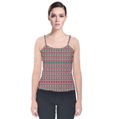 Native American Pattern Velvet Spaghetti Strap Top by ExtraAwesomeSauce