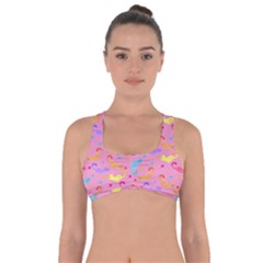 Watercolor Cats Pattern Got No Strings Sports Bra by ExtraAwesomeSauce