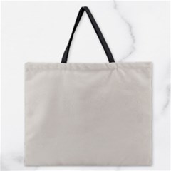 Abalone Grey Zipper Large Tote Bag by FashionBoulevard