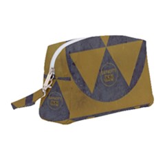 Fallout Shelter In Basement Radiation Sign Wristlet Pouch Bag (medium) by WetdryvacsLair