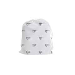 Tribal Style Symbol Drawing Print Pattern Drawstring Pouch (small) by dflcprintsclothing