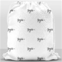 Tribal Style Symbol Drawing Print Pattern Drawstring Bag (Large) View2