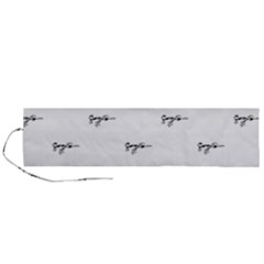 Tribal Style Symbol Drawing Print Pattern Roll Up Canvas Pencil Holder (l) by dflcprintsclothing