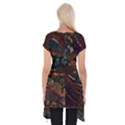 Abstract Art Short Sleeve Side Drop Tunic View2