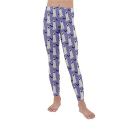 Halloween Ghost Bat Kids  Lightweight Velour Leggings by Dutashop