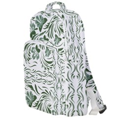 Green Leaves Double Compartment Backpack by Eskimos