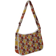 Sea Turtle Sea Life Pattern Zip Up Shoulder Bag by Dutashop
