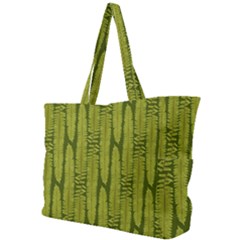 Fern Texture Nature Leaves Simple Shoulder Bag by Dutashop