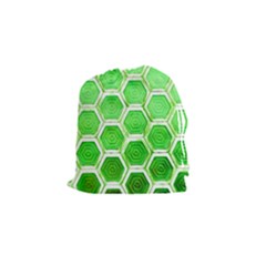 Hexagon Windows Drawstring Pouch (small) by essentialimage365