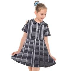 Urban Environment Kids  Short Sleeve Shirt Dress by ExtraAwesomeSauce