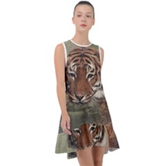 Swimming Tiger Frill Swing Dress by ExtraAwesomeSauce