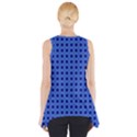 Basket Weave Basket Pattern Blue Side Drop Tank Tunic View2