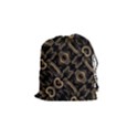 Modern Intricate Print Pattern Drawstring Pouch (Small) View1