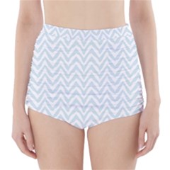 Formestrianglesblancbleuclair99 High-waisted Bikini Bottoms by kcreatif