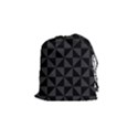 Abstraittrianglesnoir Drawstring Pouch (Small) View1
