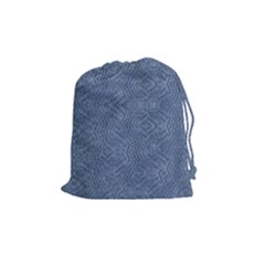 Denimeffetcolorbleu65 Drawstring Pouch (medium) by kcreatif