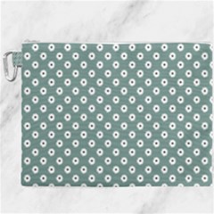 Fleurmarguerite Canvas Cosmetic Bag (xxxl) by kcreatif