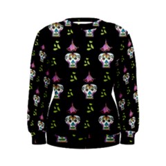 Skull Pattern Women s Sweatshirt by Sparkle