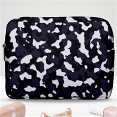 Camouflage Bleu Make Up Pouch (large) by kcreatif