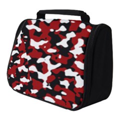 Camouflage Rouge Full Print Travel Pouch (small) by kcreatif