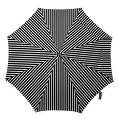 Bande Noir/blanc  Hook Handle Umbrellas (small) by kcreatif