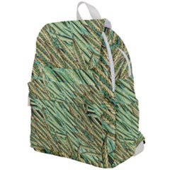 Green Leaves Top Flap Backpack by goljakoff