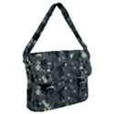 Abstract Texture Surface Print Buckle Messenger Bag View1