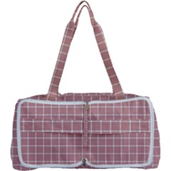 Abstrait Carreaux Rose/blanc Multi Function Bag by kcreatif