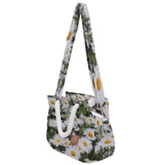 Champs De Marguerites Rope Handles Shoulder Strap Bag by kcreatif