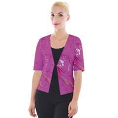 My Pour Cup Painting 1 Cbdoilprincess B85ce3ba-6b55-4b89-b882-d6eeb79129ac Cropped Button Cardigan
