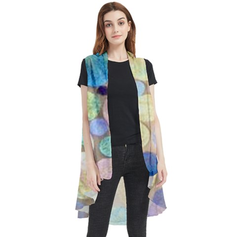 Tiles Cbdoilprincess Eb49aa06-f1b9-412e-836d-30c28dd8f7d9 Sleeveless Chiffon Waistcoat Shirt by CBDOilPrincess1