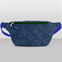 Tropical Botanical Jungles Navy Waist Bag  by kostolom3000shop