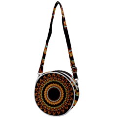 Mandala - 0009 - A Fast 24 Crossbody Circle Bag by WetdryvacsLair