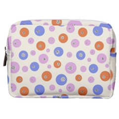 Multicolored Circles Make Up Pouch (medium) by SychEva