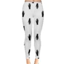 Vampire Hand Motif Graphic Print Pattern Inside Out Leggings View3