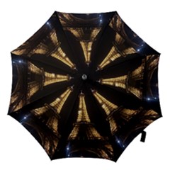Tour Eiffel Paris Nuit Hook Handle Umbrellas (medium) by kcreatif