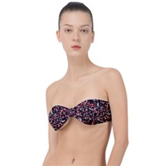 Patterntachesrougeblancnoir75 Classic Bandeau Bikini Top  by kcreatif