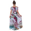 Spring/ Summer 2021 Off Shoulder Open Front Chiffon Dress View2